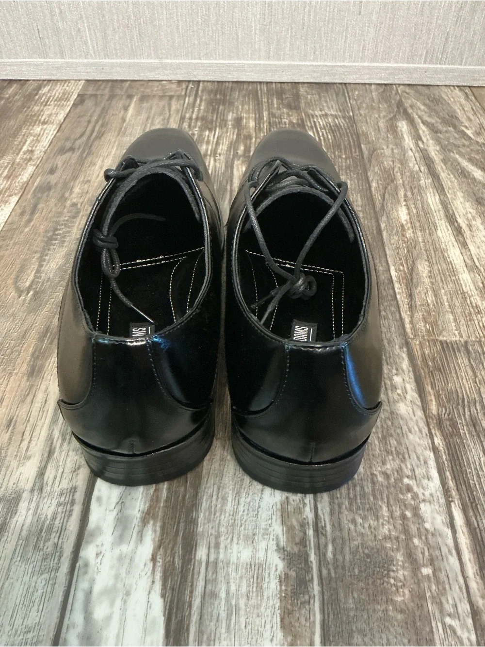 Stacy Adams Black Patent Leather Derby Shoe Size 12